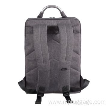 Gray Simple Cationic Business Laptop Backpack Customization